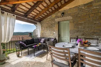 Haus, Motovun, Panoramablick und Pool - 10