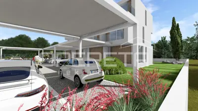 Umag – Građevinsko zemljište s dozvolom za 6 stanova - 8