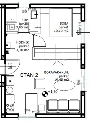 Wohnung zum Kauf in Gornja Dubrava, 58 m² - 18