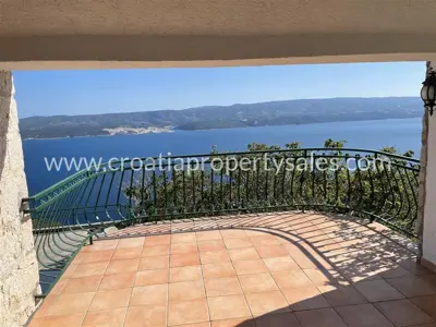 Stone house 130 m², Omiš, panoramic view