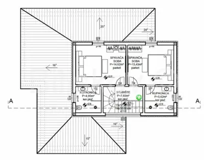 Vila 154 m², Frata kod Poreča, grijani bazen i vrt - 16
