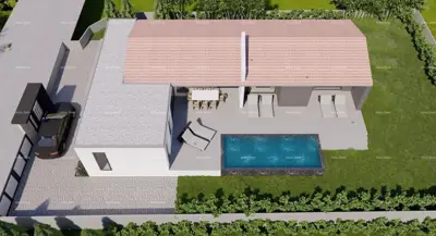 Verkauf eines Hauses mit Pool in Bau, Nähe von Duga Uvala! Nur 2 km vom Strand entfernt! - 5