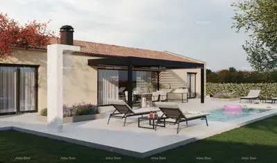 Kuća 108 m², Žminj - moderna prizemnica s bazenom - 2