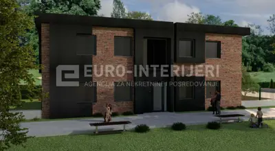 Velika Gorica, Gradići - Baugrundstück 2.042 m² mit Entwurfslösung für einen Neubau - 2