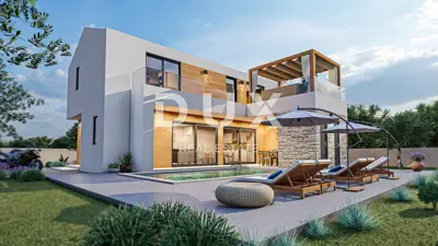 Baugrundstück, Rtina - Projekt für 6 Villen mit Pools und Meerblick - 8