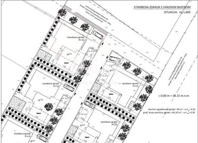 Baugrundstück, Rtina - Projekt für 6 Villen mit Pools und Meerblick - 23