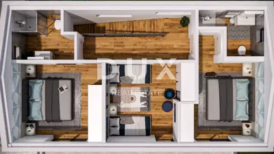 Baugrundstück, Rtina - Projekt für 6 Villen mit Pools und Meerblick - 21