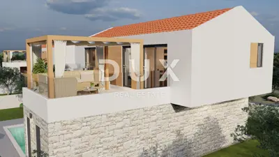 Baugrundstück, Rtina - Projekt für 6 Villen mit Pools und Meerblick - 5