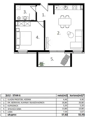 Apartment for sale in Vodice, 55,9 m² - 9