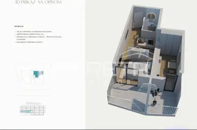 Apartment 42 m², Split Duilovo, mountain and olive views - 2