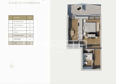 Apartment 42 m², Split Duilovo, mountain and olive views - 3