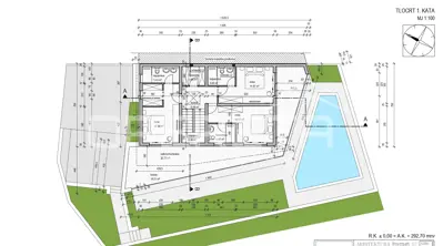 Vila 208 m², Kanfanar - blizu centra i bazen - 8
