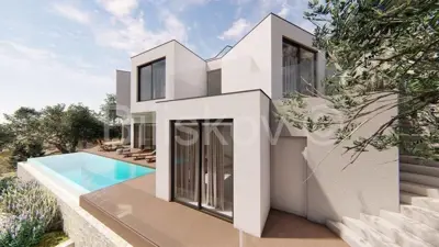 Mimice, Omiška rivjera - parcela 411 m² s projektom i dozvolom - 3
