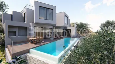 Mimice, Omiška rivjera - parcela 411 m² s projektom i dozvolom - 2
