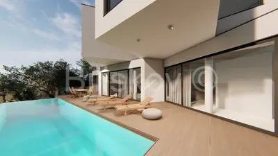 Mimice, Omiška rivjera - parcela 411 m² s projektom i dozvolom - 5