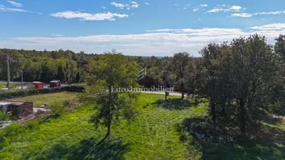 Višnjan - land with a project for a residential building - 2