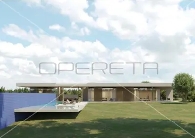 Zemljište 22.586 m², Kršete, Buje - projekt luksuzne kuće