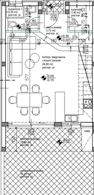 Vodice, 3-room duplex apartment, 83.56 m² - 17