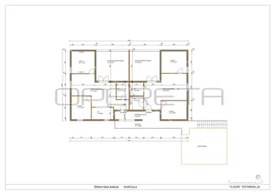 Kuća 480 m², Žrnovska Banja, pogled na more - 25