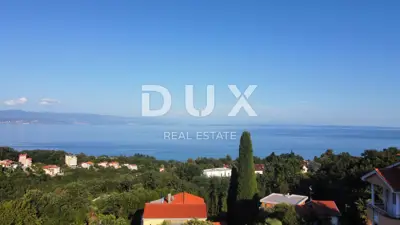 OPATIJA, OPRIĆ- Grundstück mit atemberaubendem Meerblick