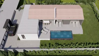 Vila, Krnica, bazen i 3 spavaće sobe - 3