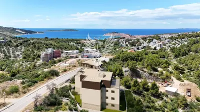 Stan, Primošten, 2 spavaće sobe, balkon i pogled na more - 2