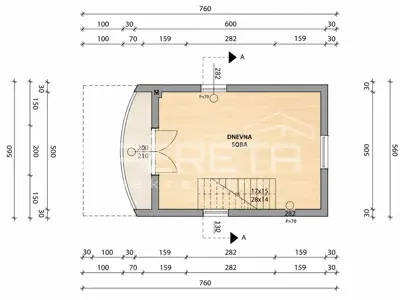 House 228 m², Gradec - quiet settlement and large plot - 2
