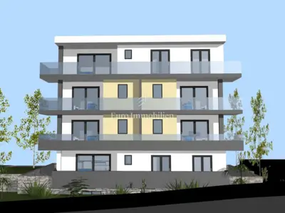 Makarska - stanovi u novogradnji s pogledom na more