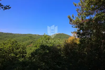 Building plot, Labin - view of the old town - 11