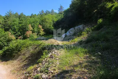 Building plot, Labin - view of the old town - 2