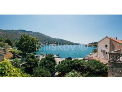 Dubrovnik, Zaton, first row to the sea, stone villa on 2,500 m² of land