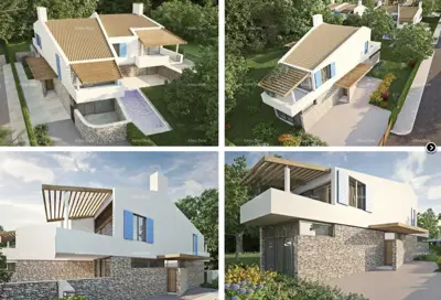 Resort vila 200 m², okolica Labina, 4 spavaće sobe i bazen - 3