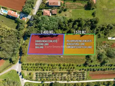 Marčana - land of regular shape with access - 3