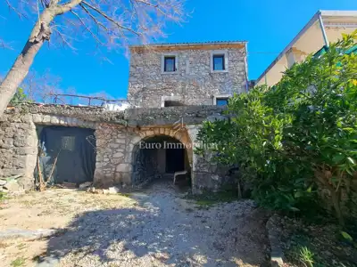 Semi-detached stone house, Otok Krk - Dobrinj, quiet location