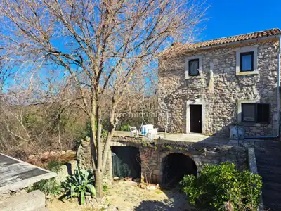 Semi-detached stone house, Otok Krk - Dobrinj, quiet location - 20