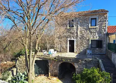 Semi-detached stone house, Otok Krk - Dobrinj, quiet location - 17