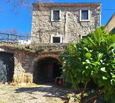 Semi-detached stone house, Otok Krk - Dobrinj, quiet location - 2