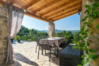 Villa 116 m², Oprtalj surroundings - pool and panoramic views - 22
