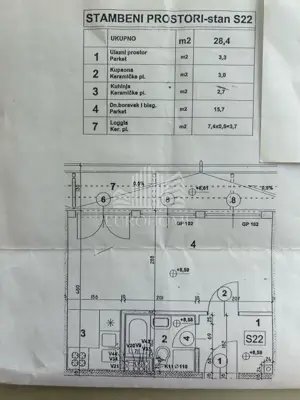 Zagreb, Vrbani – moderan stan 30 m² s lođom - 9