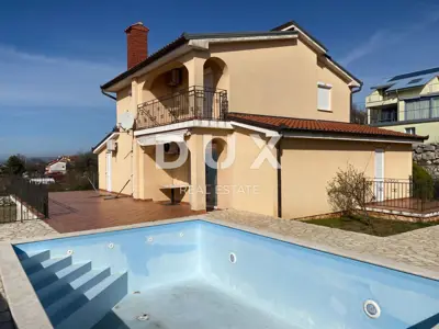 Haus 180 m², Šmrika - Pool, Garage und Meerblick