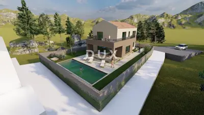 Building land 1,060 m², Vrh na Krku - residential construction
