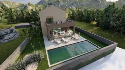 Građevinsko zemljište 1.060 m², Vrh na Krku - stambena gradnja - 2