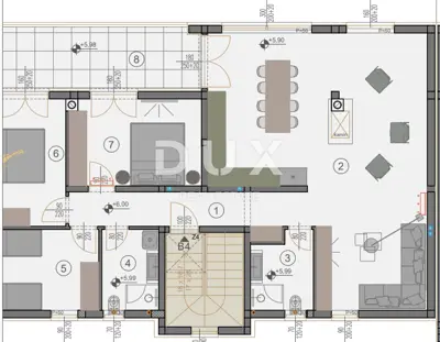 Stan 118,8 m², Štinjan - penthouse s pogledom na more - 3