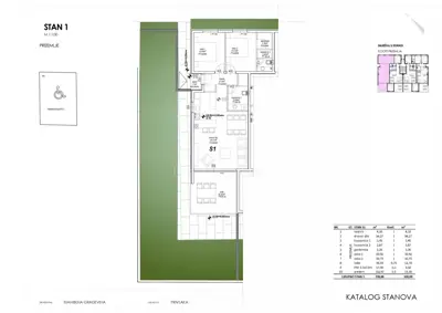 Wohnung zum Kauf in Privlaka, 87,9 m² - 17