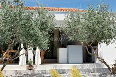 Erdgeschosshaus mit Pool und Olivenhain, Plano - 11