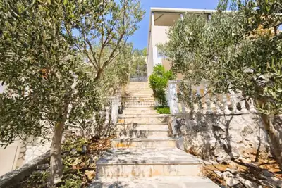Vila 325 m², Rogoznica - bazen i pogled na more - 19