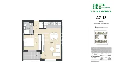 PRODAJA, VELIKA GORICA – NOVOGRADNJA | 2-SOBNI STAN 55m² S LOGGIJOM - 7