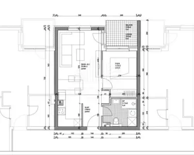 Stan 44 m², Trešnjevka - Sjever, lift i lođa - 17