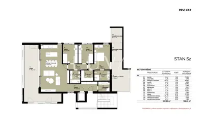 Apartment 193 m², Kraljevec - 3 bedrooms and 3 terraces - 20