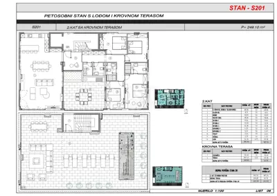 ZADAR, SUKOŠAN - Prostrani penthouse u izgradnji 50 m od mora - 20